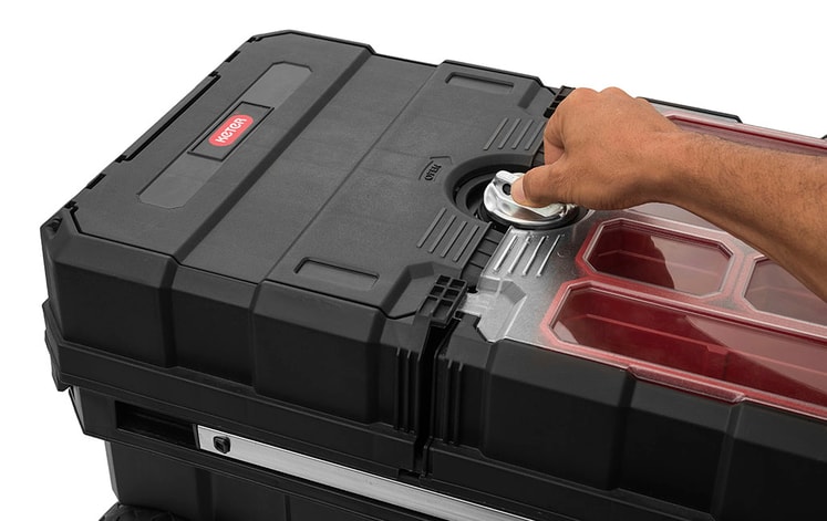 Masterloader Secure & Portable Rolling Tool Box - Keter US